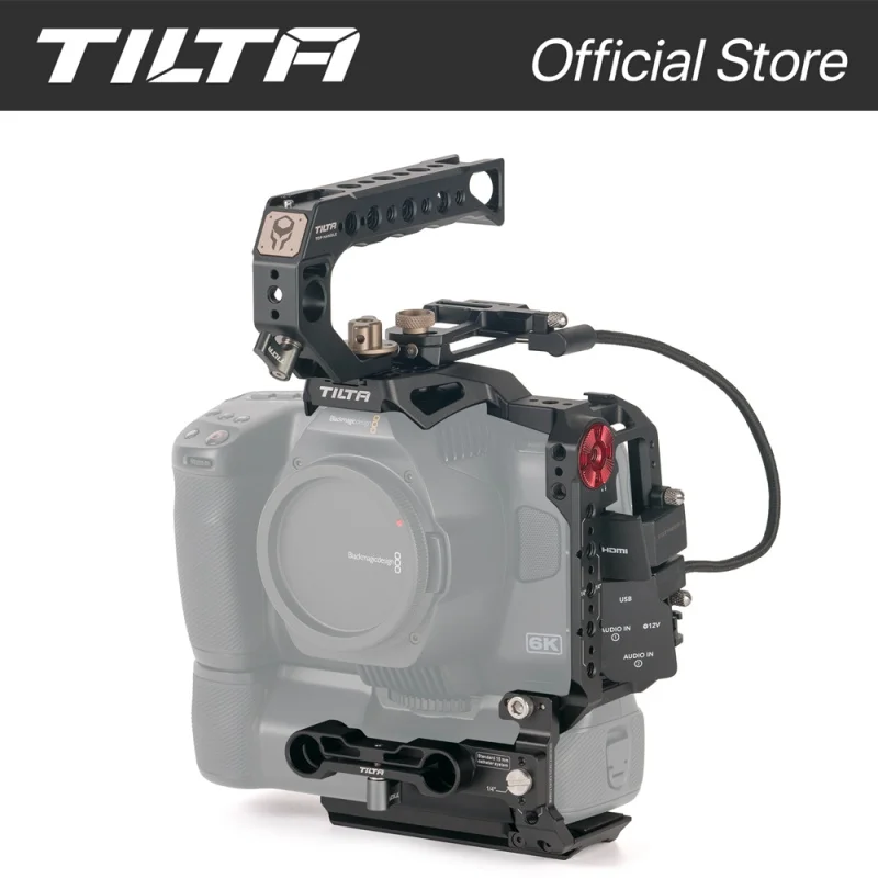 

В наличии, штатив TILTA для основной камеры BMPCC 6K Pro SSD, держатель для T5, БЫСТРОРАЗЪЕМНАЯ Ручка, 15 мм держатель стержня