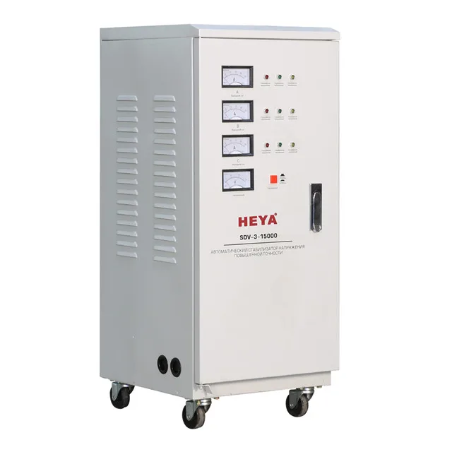 

TNS industrial stabilizer Three Phase AVR AC Adjustable Automatic Servo Voltage Regulator 6kva~60KVA