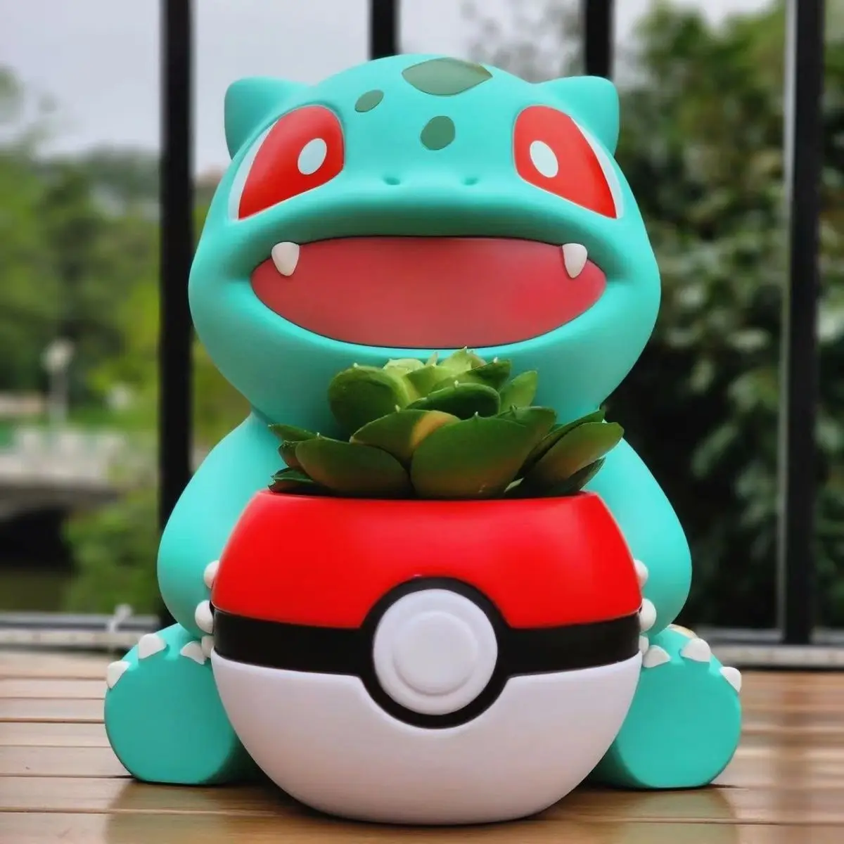Покемон Пикачу цветочный горшок Charmander Squirtle Bulbasaur фигурка в горшке аниме модель