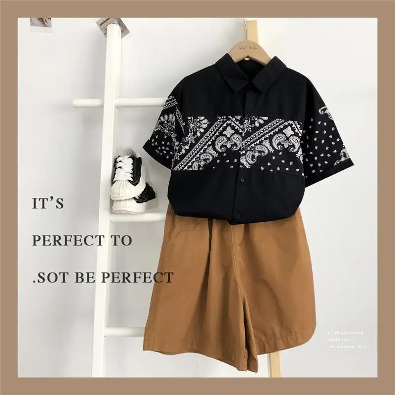 

summer boys t-shirt baby blouse kids tee children shirt fashion black patchwork boys clothing bab clohtes 3-12y