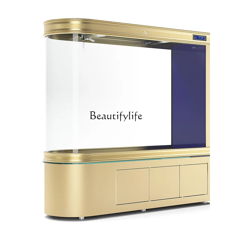 Аквариум золотой рыбки из алюминиевого сплава разделительный экран для гостиной