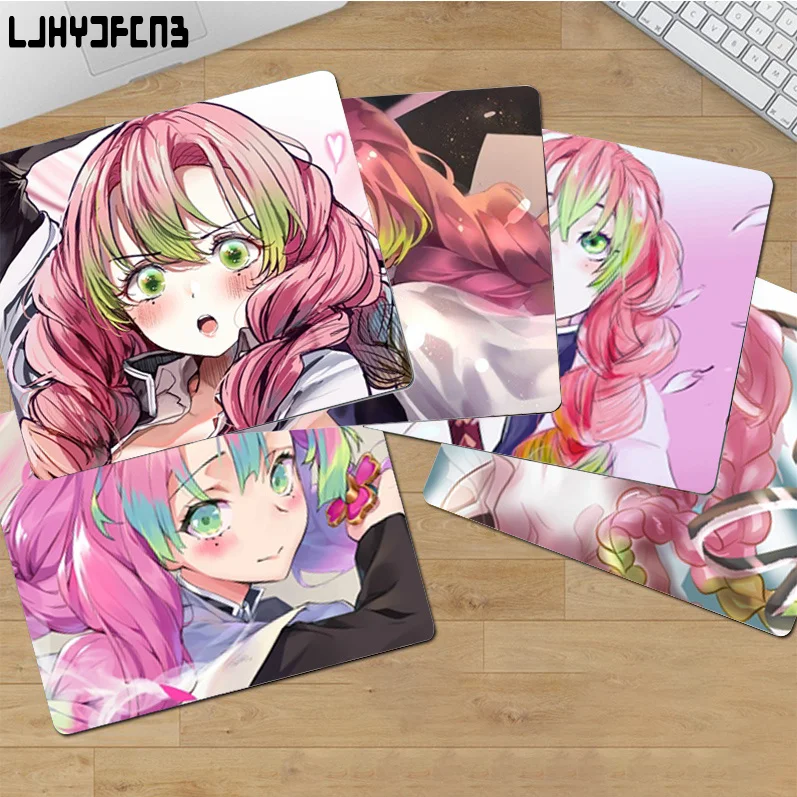 

Demon Slayer Kanroji Mitsuri DIY Office Student Gaming Thickened Large Writing Pad Non-slip Cushion Mouse Pad For Mouse Carpet