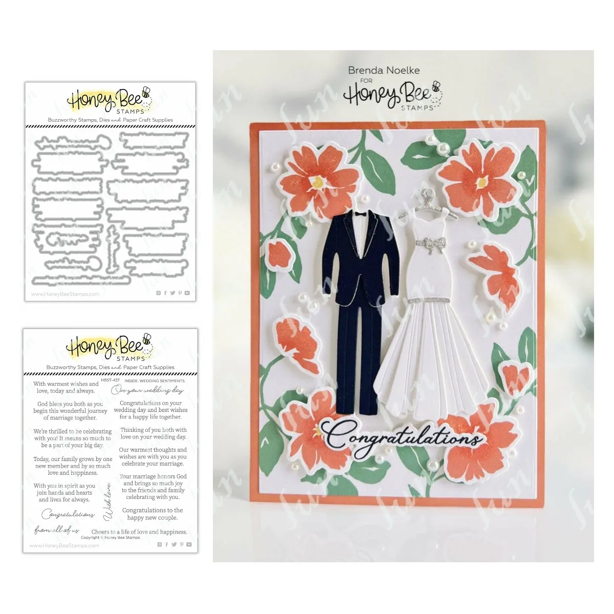 

Happy Wedding Sentiments Clear Stamps and Metal Cutting Dies Sets Craft Making Greeting Card Scrapbooking Material Making Card