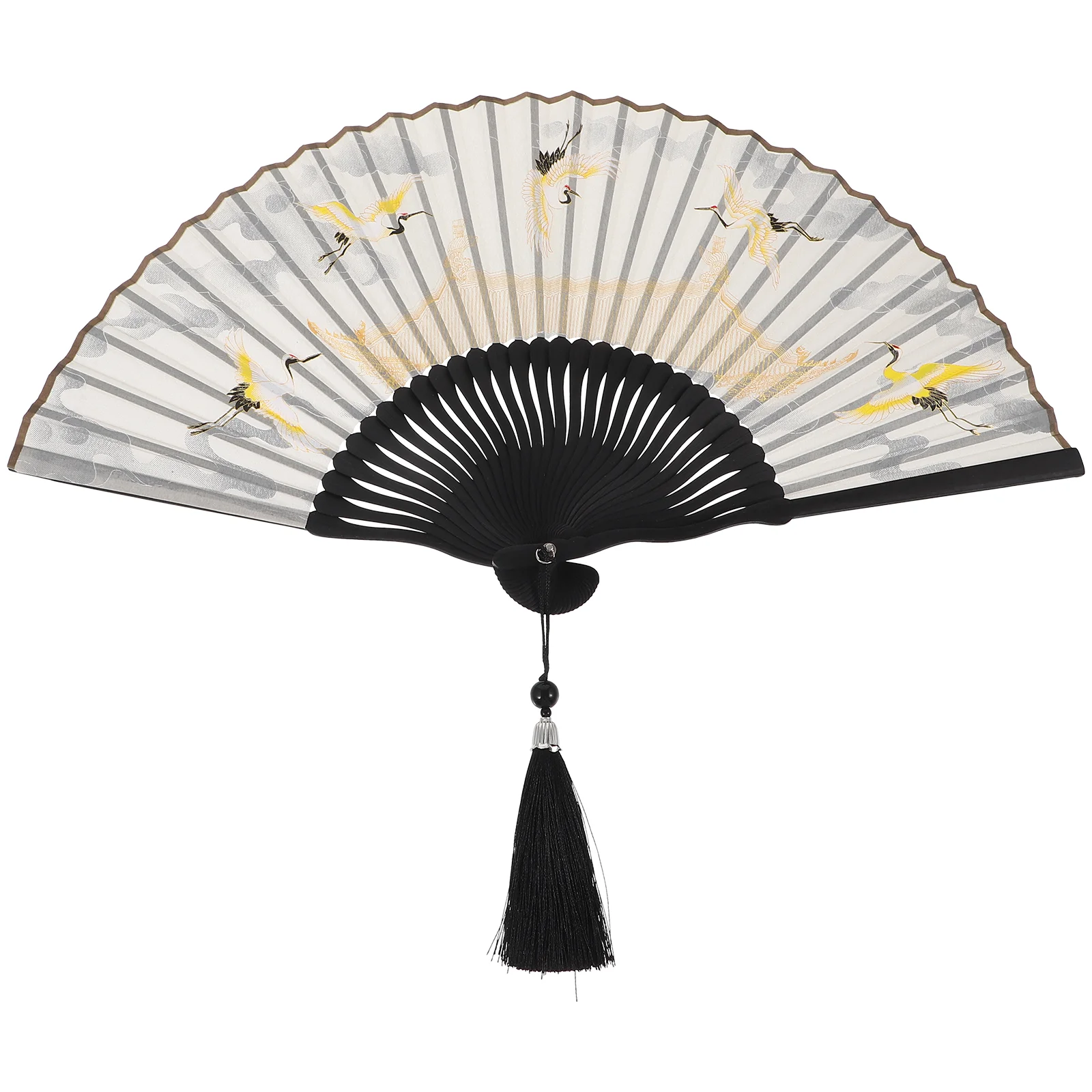 

Fan Handheld Folding Dancing Cloth Traditional Vintage Kung Fu Foldable Retro Decor