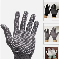universal nylon glue bead and plastic anti slip gloves for car motocycle driving lightweight gloves moto equipments accessories
