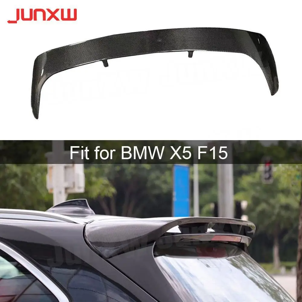 

Задний спойлер из углеродного волокна на крышу, задние крылья для BMW X5 F15 2015-2018 FRP, спойлер для багажника, Стайлинг автомобиля