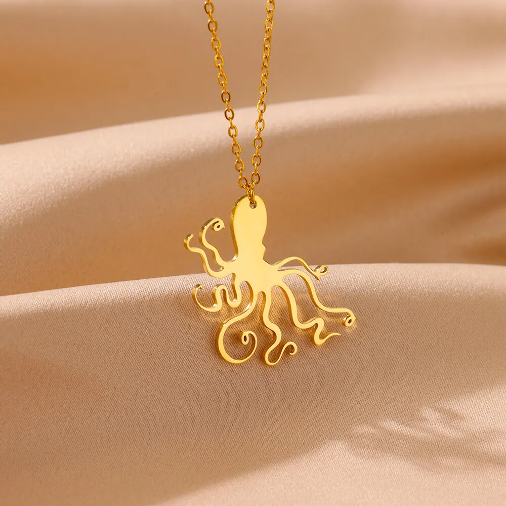 Золотого цвета из нержавеющей стали с геометрическим рисунком Луны для женщин и