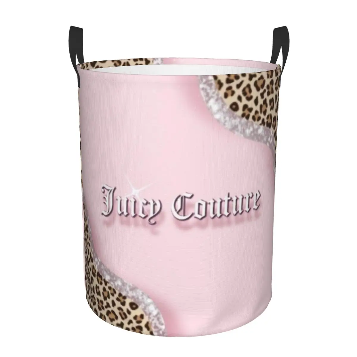 Bundle Device Laundry Basket Juicy-Couture Fabric Moving Folding Dirty Cartoon