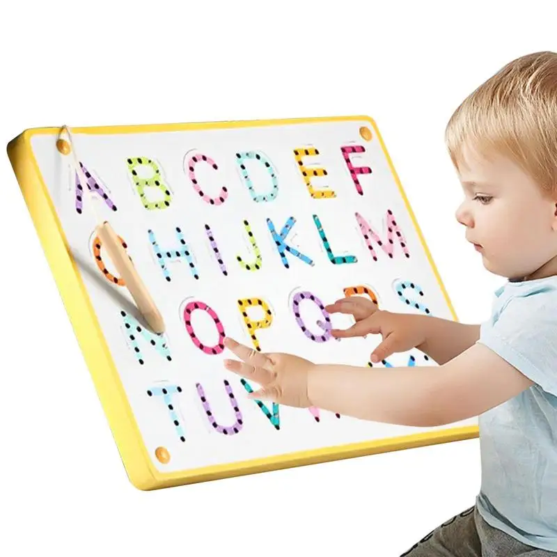 

Магнитный алфавит, магнитная АБС-доска для письма, портативный магнитный планшет, доска для рисования, дошкольные Обучающие игрушки, обучающие и сенсорные
