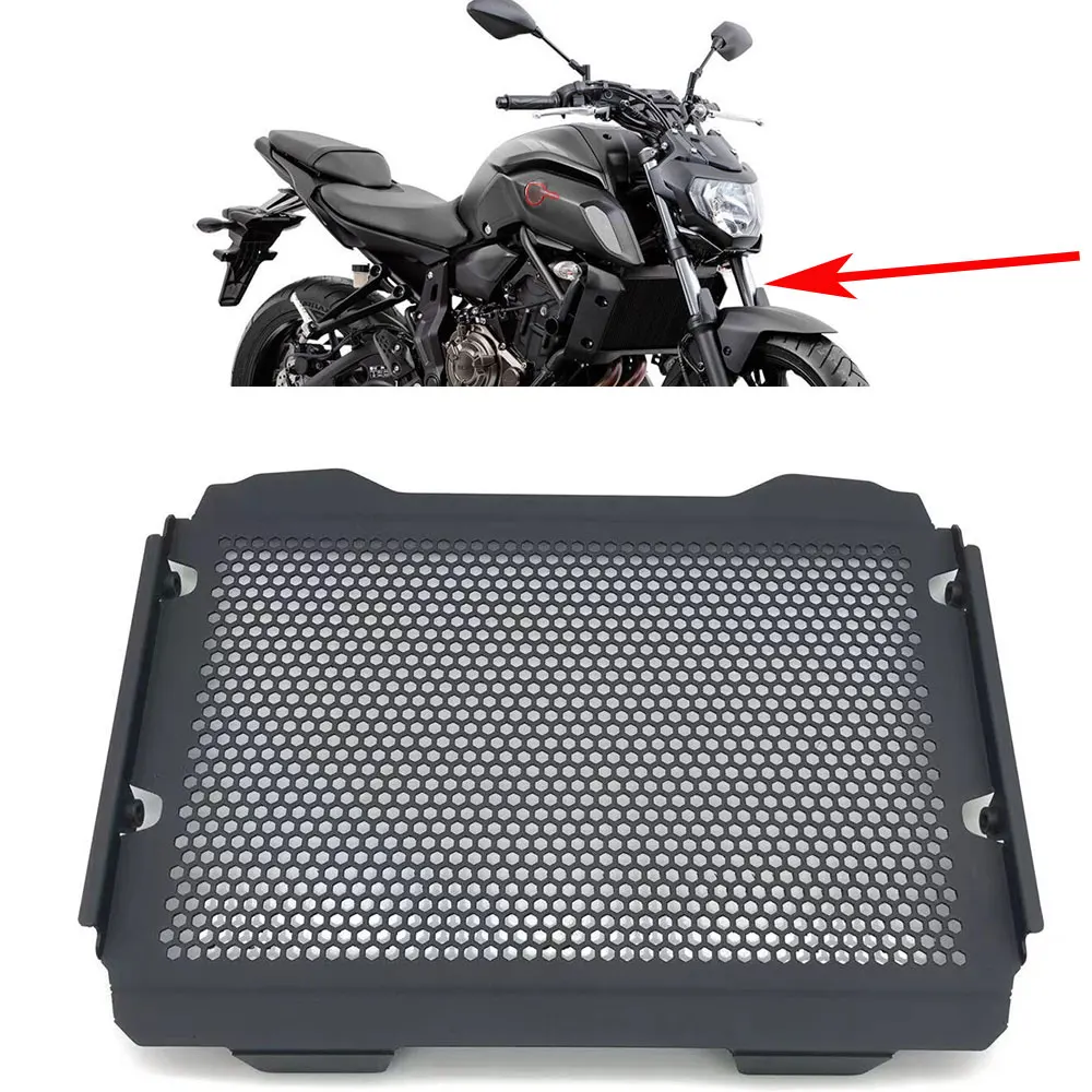 

Motorcycle MT07 MT-07 Radiator Guard Modified Parts Grille Cover Fits For YAMAHA MT 07 FZ07 FZ-07 2021 2022 Accessories FZ 07