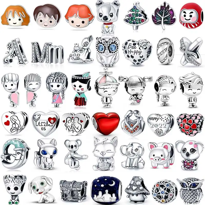

Подвески «паспорт» для браслетов Pandora, серебро 925 пробы