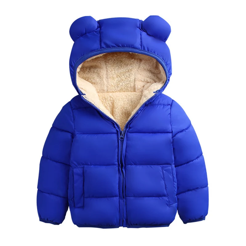 

New 2022 Kids Baby Boys Girls Long Sleeve Cotton-padded Jacket Loose Winter Baby Boy Girl Keep Warm Jacket Children Thicken Coat