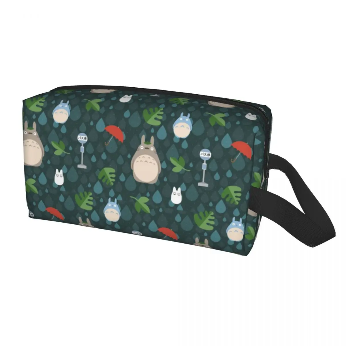 

My Neighbor Totoro Rain Travel Toiletry Bag Anime Manga Studio Ghibli Makeup Cosmetic Organizer Beauty Storage Dopp Kit
