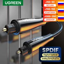UGREEN Digital Optical Audio Cable Toslink 1m 3m SPDIF Coaxial Cable for Amplifiers Blu-ray Player X