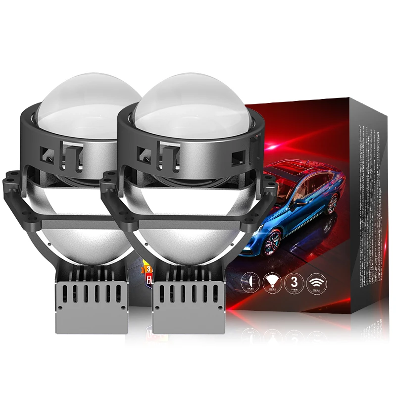 Система автоматического освещения 12 в супер яркий 3 дюйма 65 Вт 5800K Bi светодиодный