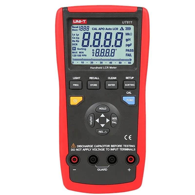 

UT611 UT612 измеритель емкости LCR метр 20000 Insolution Измеритель сопротивления с ЖК-дисплеем с подсветкой