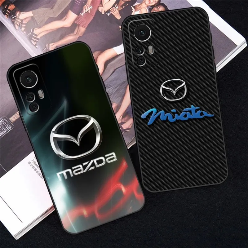 

Роскошный брендовый автомобильный чехол для телефона Mazda для Xiaomi POCOF3 X3 GT M3 X4Pro M4Pro NFC Note 10Pro Redmi Note 11 11T 10 9 Pro Plus