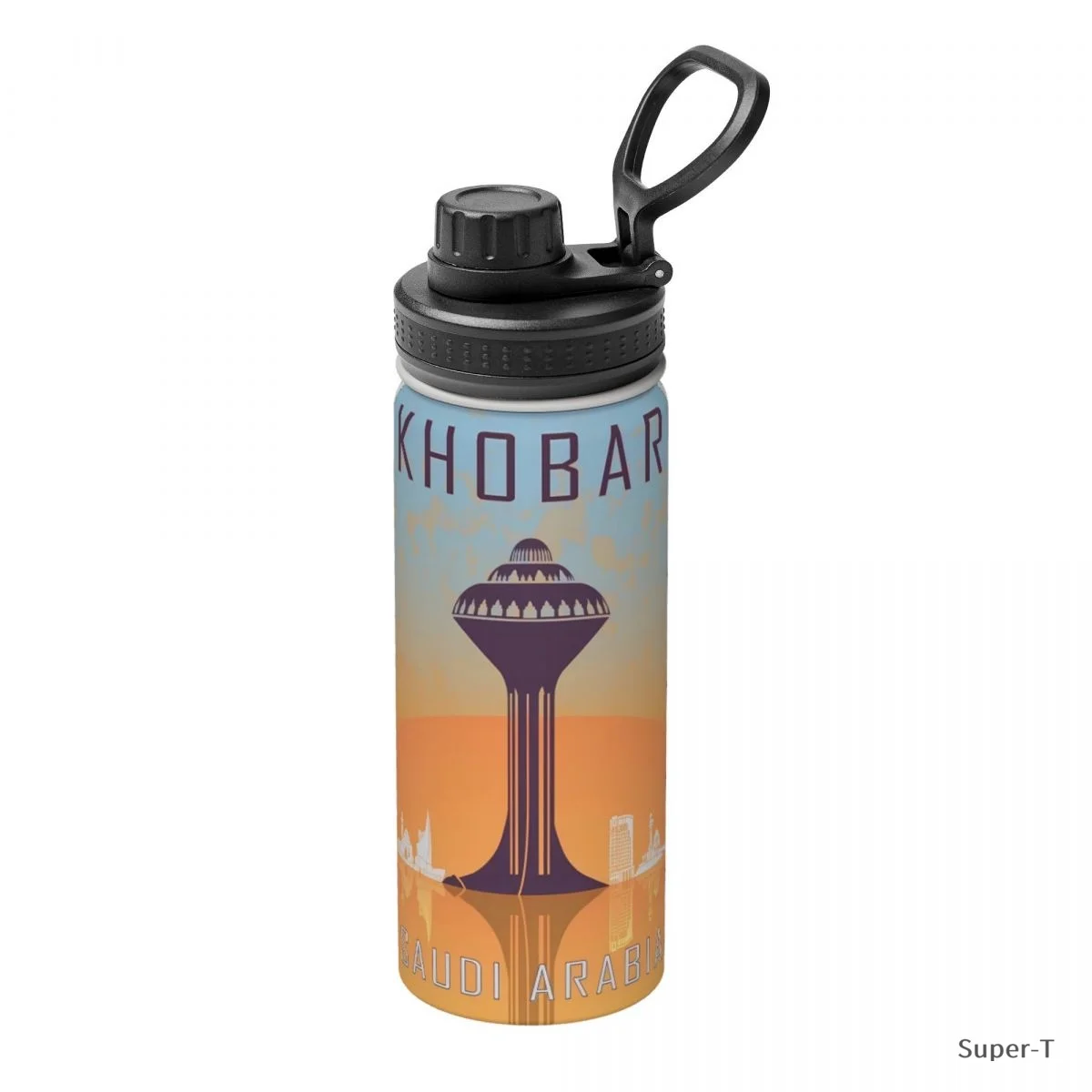 Чашка для города красоты с соломой термос дорожная кружка из нержавеющей стали