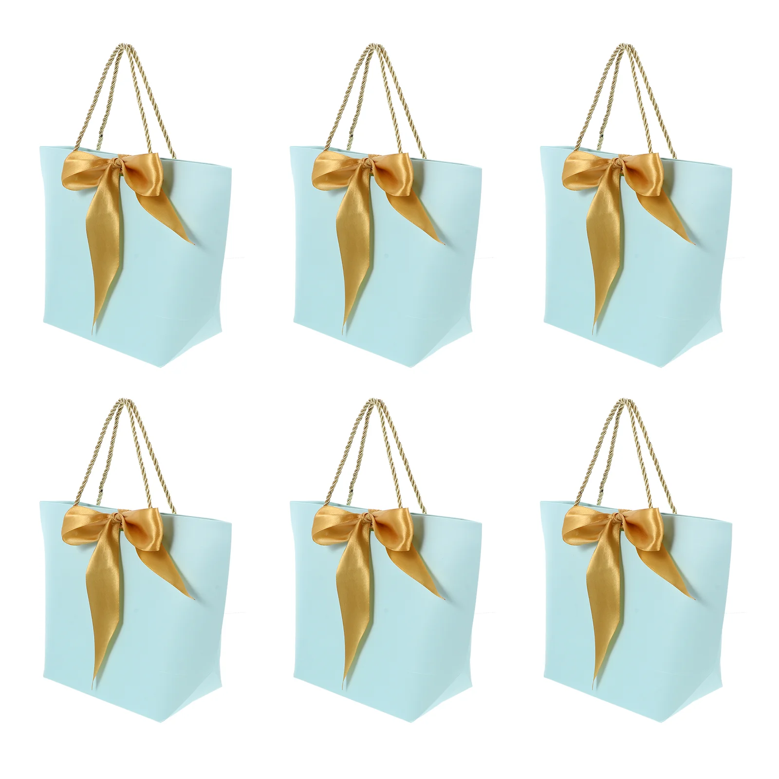 

Paper Gift Shopping Merchandise Grocery Handle Candy Treat Reusable Kraft Party Handles Portable Take Out Holiday Christmas
