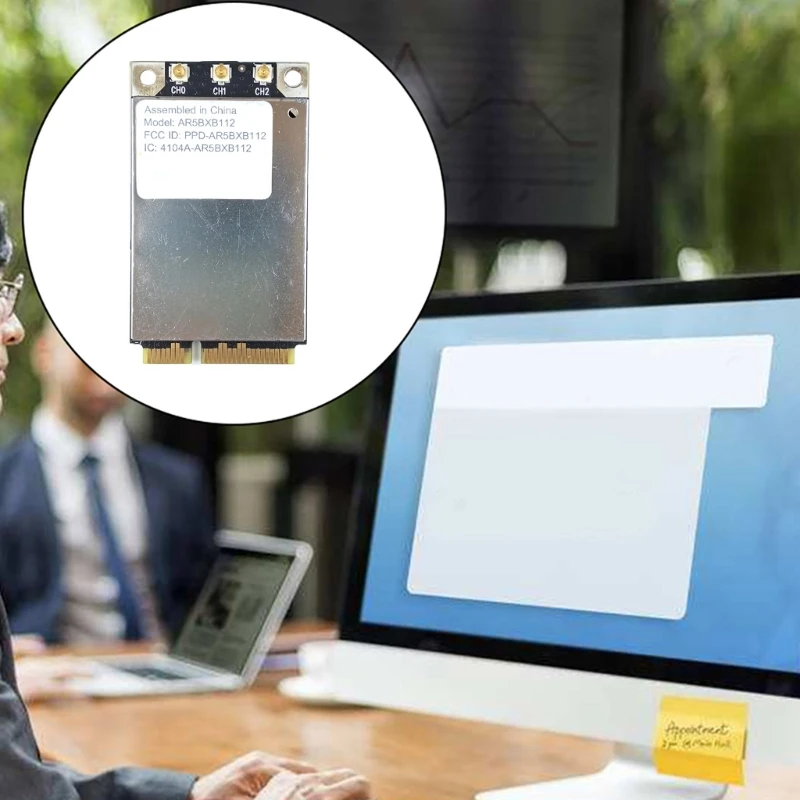AR5BXB112 AR9380 двухдиапазонный 450 Мбит/с мини PCI-E Беспроводная Wi-Fi карта для A1311 A1312 2009 2010