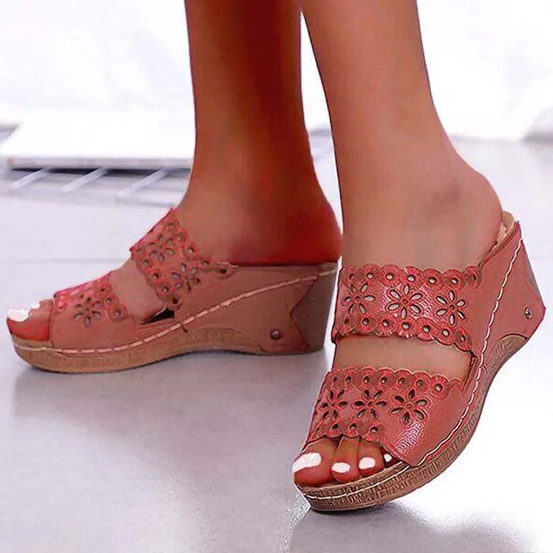 

Women Sandals New Fashion Women Shoes Casual Lightweight Breathable Slip-on Shoes Women Wedge Platform Sneakers Sandalias Mujer