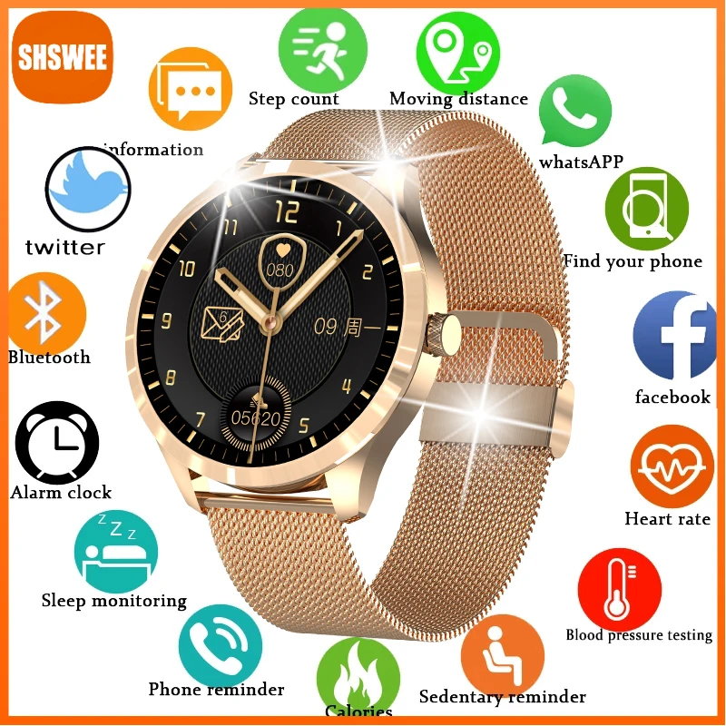 

For Xiaomi Smart Watch Women Touch Screen Fitness Trackers Blood Pressure Heart Rate Sleep Reloj Inteligente Smartwatch Men