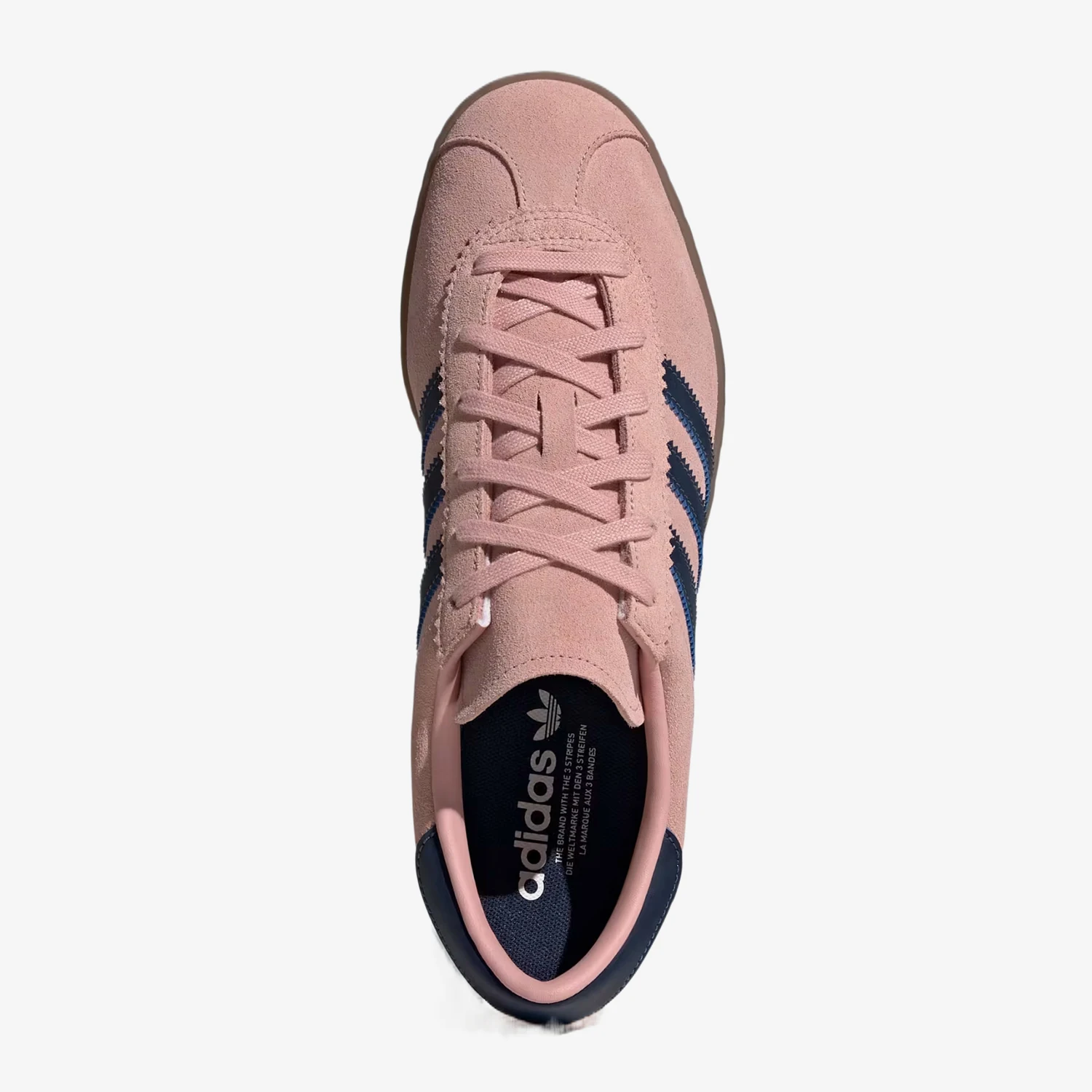 Фото Оригинальные мужские повседневные кроссовки Adidas Clover Stadt, розово-синие, модель JQ9010. №2