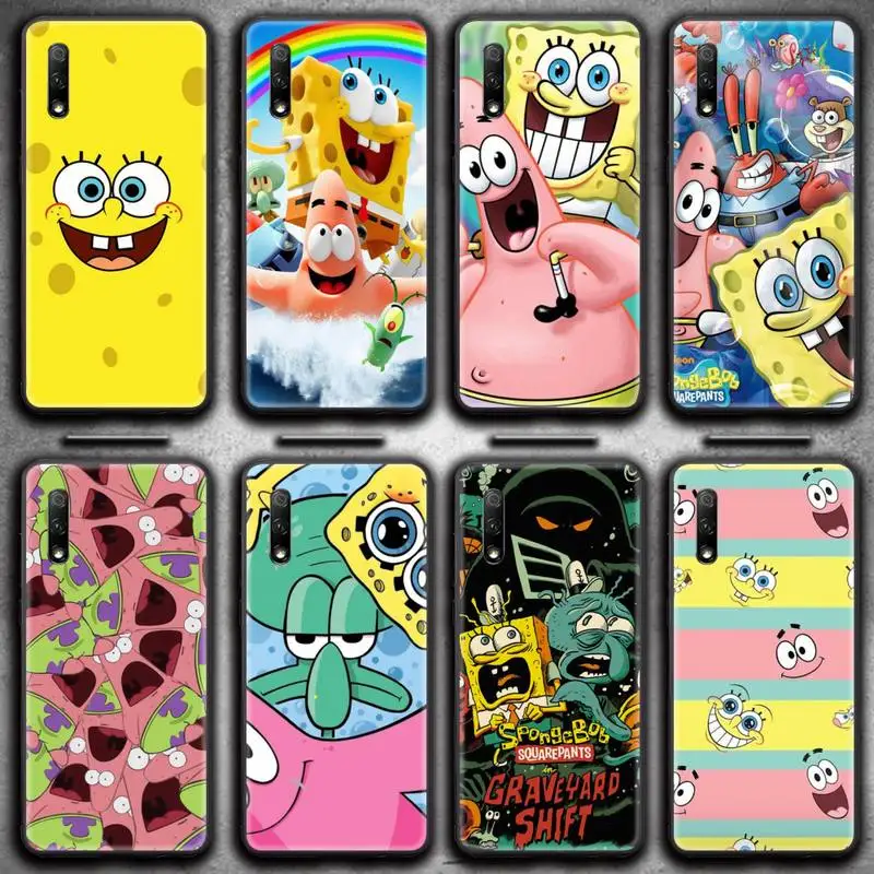 

SpongeBob SquarePants Phone Case for Huawei Honor 30 20 10 9 8 8x 8c v30 Lite view 7A pro