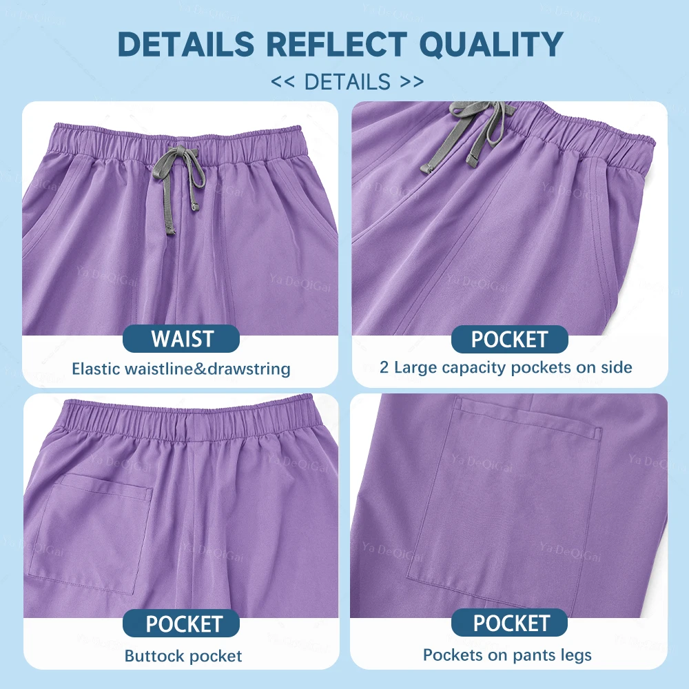 Унисекс медицинский скраб набор для женщин и мужчин косметологический костюм