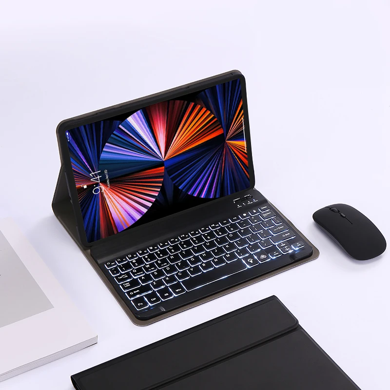 

Умный чехол для клавиатуры для планшета Vivo Pad чехол 2022, стандартная клавиатура для Vivo Pad, 11-дюймовая клавиатура с подсветкой, Магнитный чехол ...