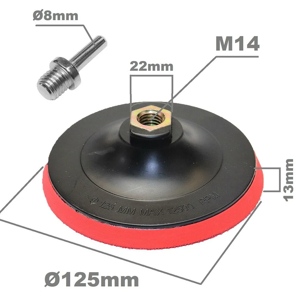 

10pc 125mm Hook & Loop BACKING PAD Abrasive Sanding Discs Angle Grinder Sandpapers For Rotary Tool Orbital Sander Polish Tools