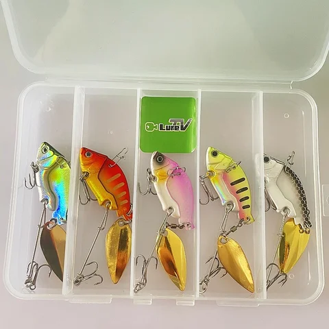 LURETV SAME STYLE KRO SPINAIL 43S жёсткая приманка для рыбалки 5 шт.