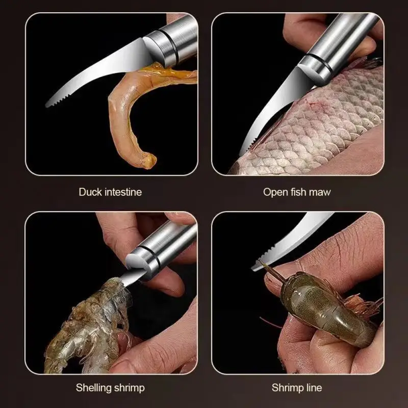 

5/10/15PCS Kitchen Gadgets Fast Fish Scale Knife Creative Shrimp Peeler Wholesale Stainless Steel Scraping Tool 2023