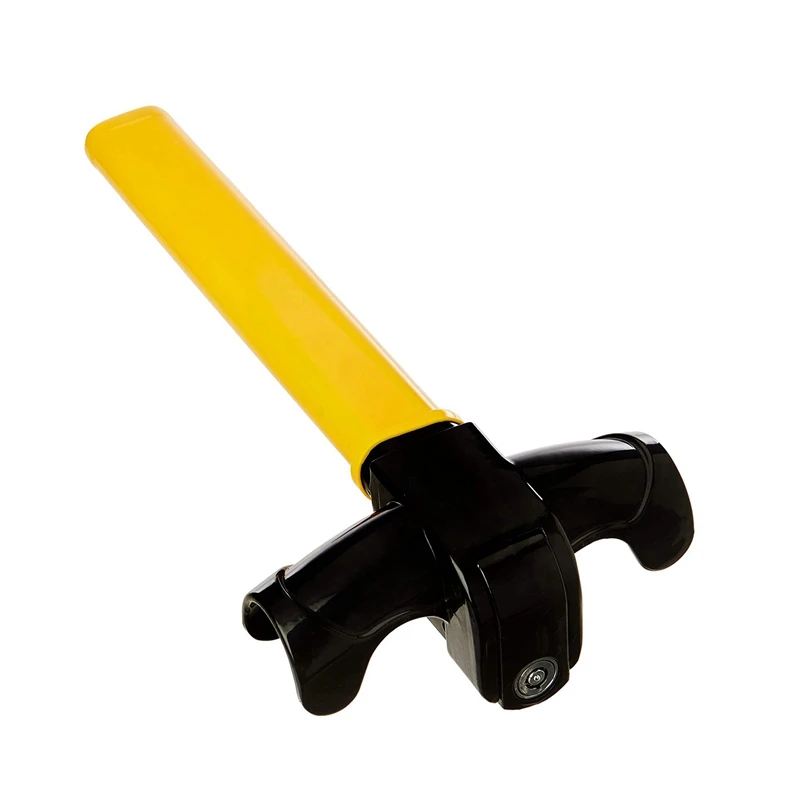 

1 Sturdy Steering Wheel Lock, Anti-Theft Protection For Cars And Trucks