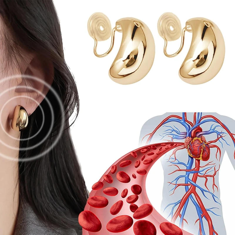 Модные серьги с лимфатическим дренажом