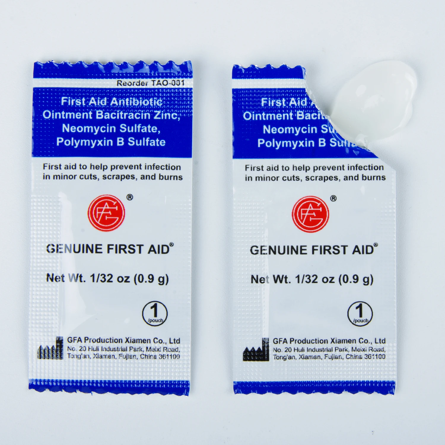 

Triple Antibiotic 0.9g/p Ointment Gel for Burns First Aid Kit Accessories Dressing Burn Cream Wound Care Anti-infection ifak edc