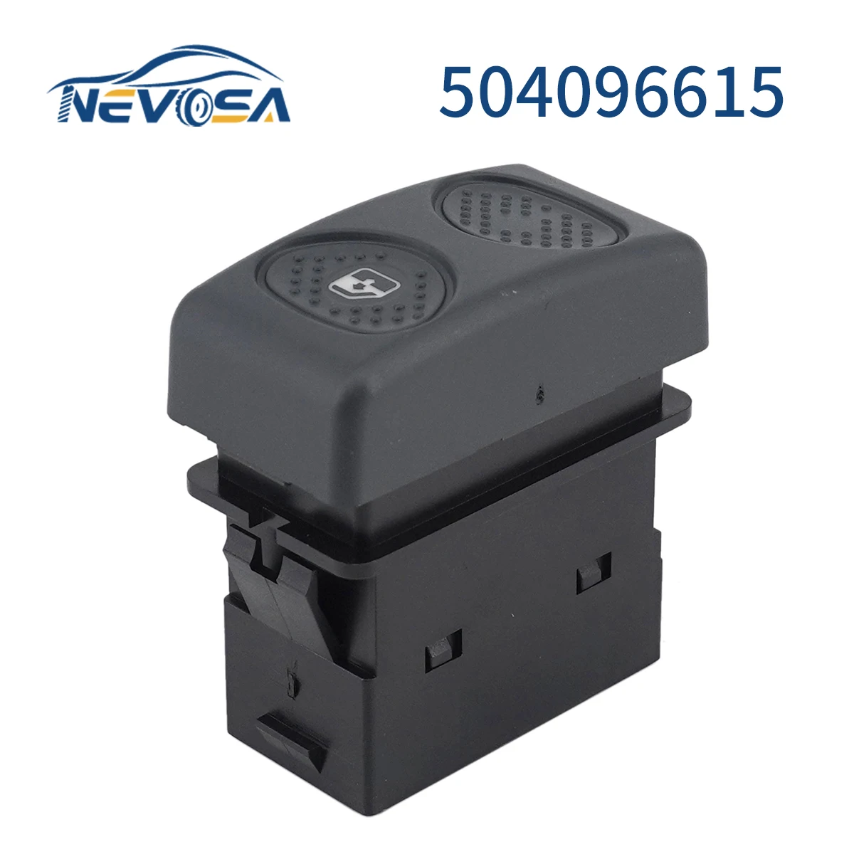 

NEVOSA 504096615 For IVECO Eurocargo Car Accessories Power Master Window Switch Control Button 8Pins Green Light BP127-254O