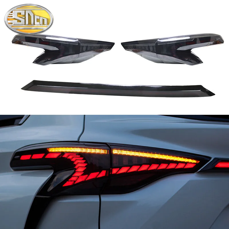 Car LED Taillight Tail Light For Toyota Sienna LE XSE XLE 2021 2022 LED Rear Running Lamp + Brake + Reverse + Turn Signal