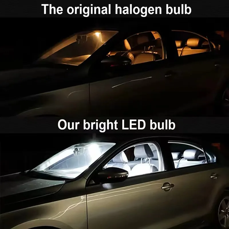 Фото Комплект из 8 светодиодных ламп для салона автомобиля (LED) для Rover 45 RT 2000-2005: освещение потолка, карты, багажника, перчаточного ящика №2