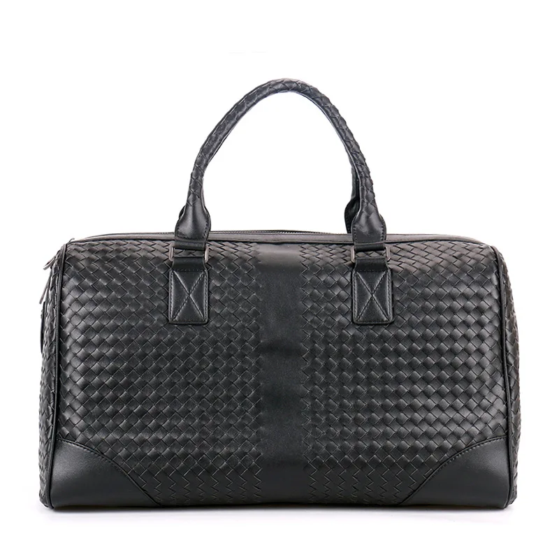 100% leather travel bag luxury men's large capacity portable men's shoulder bag men's handbag outdoor travel backpack