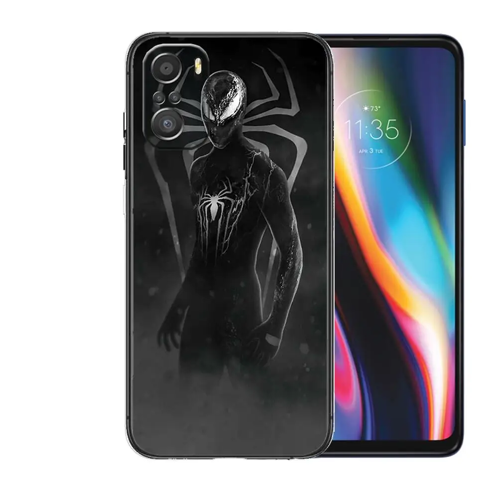 Черный чехол для телефона Venom SpiderMan для xiaomi mi 11 Lite pro Ultra 10s 9 8 MIX 4 FOLD 10T 5g, Черный силиконовый чехол (art.: 3920bbdb0e10e) - 3920bbdb0e10e