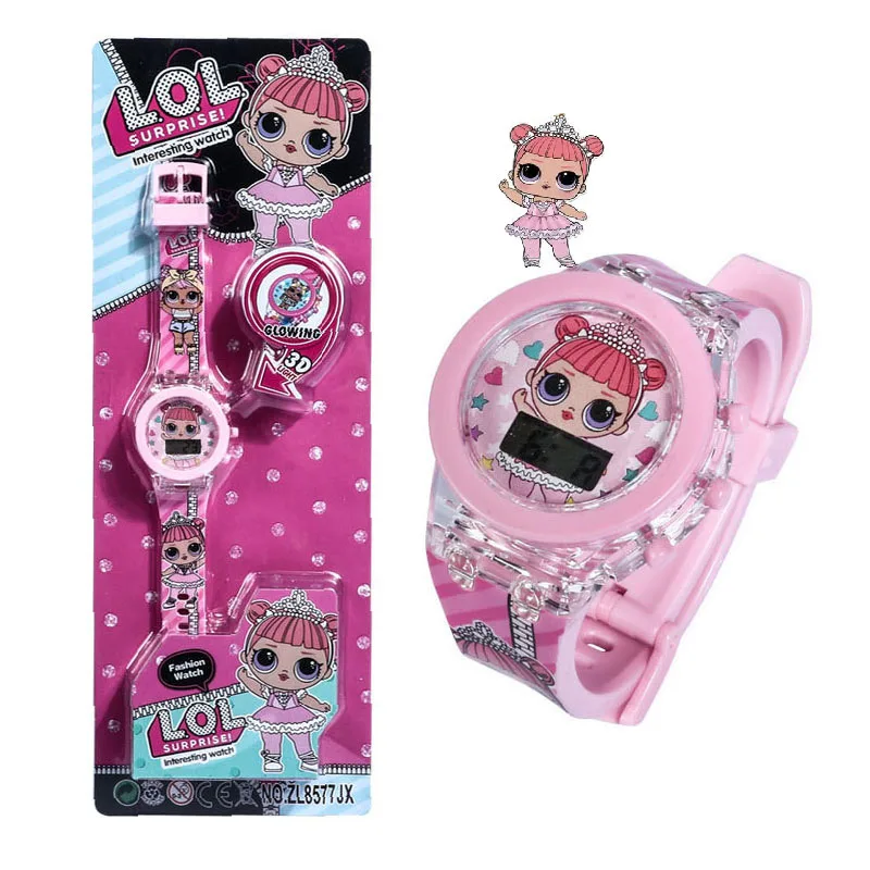 Оригинальные куклы LOL Surprise детские часы аниме экшн-фигурка lol с подсветкой