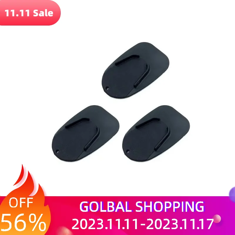 

Universal Side Stand Support Motorcycle Kickstand Pad Protective Scooter Replacement Non Slip Ground Parking Accessories Durable