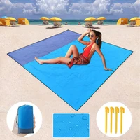 beach blanket breathable foldable vibrant color quick drying camping ground mat for outdoor
