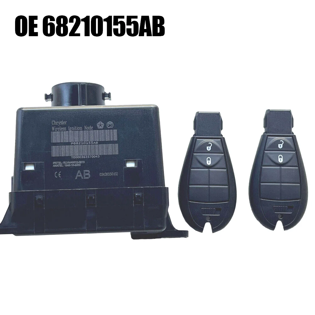 

Простая установка Plug-And-Play 2008-2010 для Dodge Caravan 1 ×беспроводной переключатель 1 × 68210155AB пластиковый с комплектом ключей