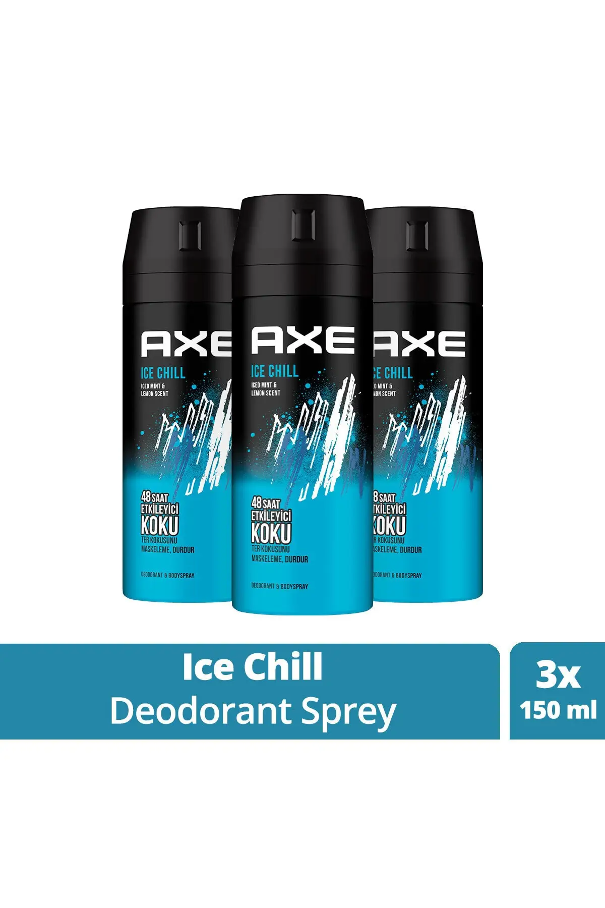 

Men's Deodorant Spray Ice Chill 150 ml X3 Axe