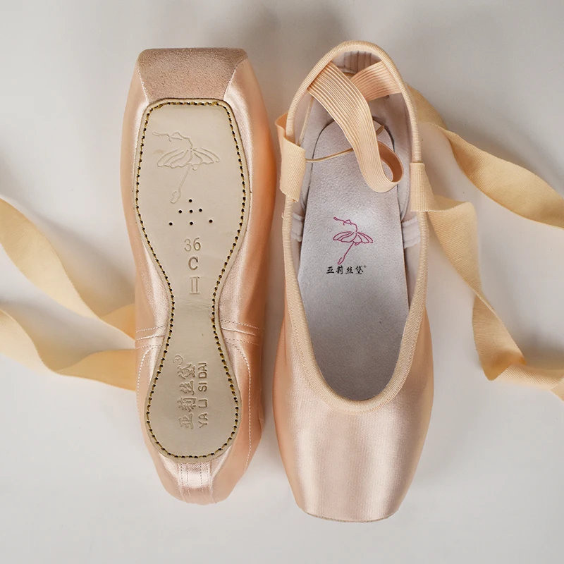 Атласные балетки Yalisidai для взрослых и детей три стандарта балета Zapatillas Danza F100SP