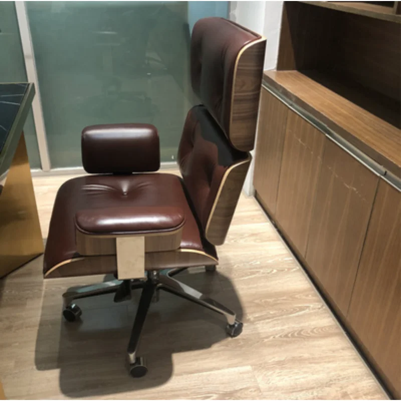 Кожаное офисное кресло кресла для коррекции осанки невагомый стол игровой стул
