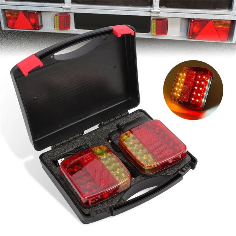 

Беспроводной магнитный светодиодный задний фонарь для грузовика, прицепа, задний фонарь, сигнальный сигнал, стоп светильник, лампа для авто...