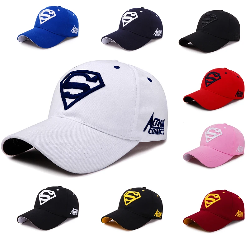 

Anime Figure Hero Batman Logo Cotton Embroidered Dome Baseball Cap Peaked Cap Youth Adult Size Adjustable Birthday Gifts